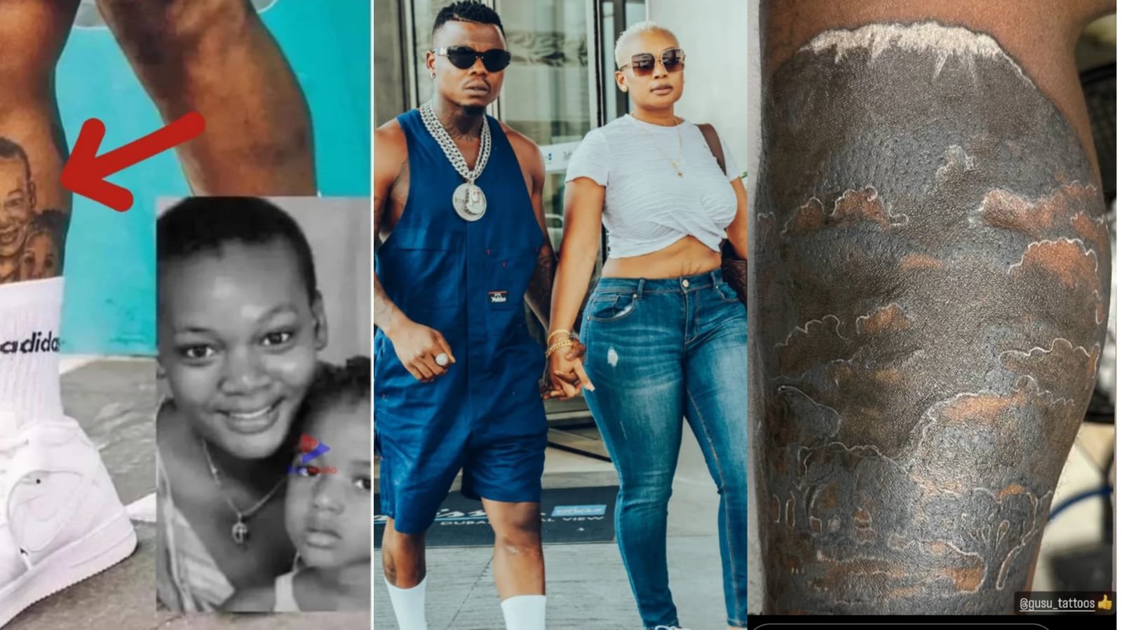 Harmonize Replaces Kajala S Tattoo With Mount Kilimanjaro Hilarious