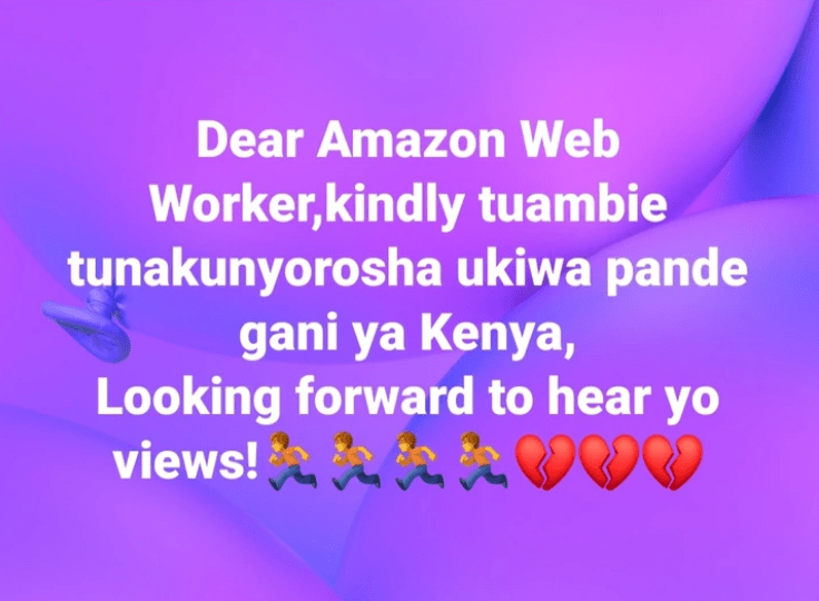 Kenyans Left In Tears after Amazon Web Worker Vanishes With Millions Of Money