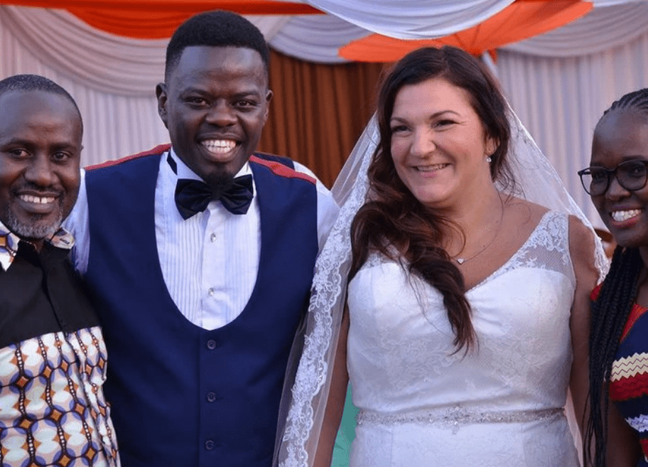 Meet,Former Mother-in-Law Actor Ninja With his Mzungu Wife (life so good)'PHOTOS'