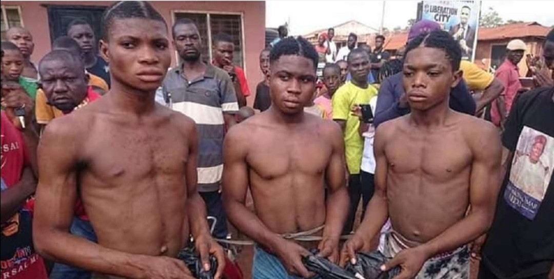 Three Men Arrested For Allegedly Engaging In Homosexuality (PHOTOs)