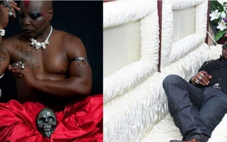 I am not a witchdoctor”-Nigerian Singer Who Sleeps In A Coffin Says (PHOTOs).
