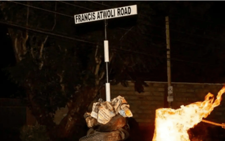 Francis Atwoli Curses Vandals Who Destroyed His Road Signage