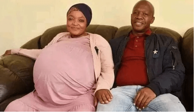 South African woman breaks Guinness Book of Records after giving birth to 10 babies at a go (PHOTO)