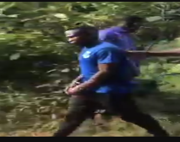 VIDEO of killer, WANJALA, taking police to where he dumped two children after killing them in Kabete.