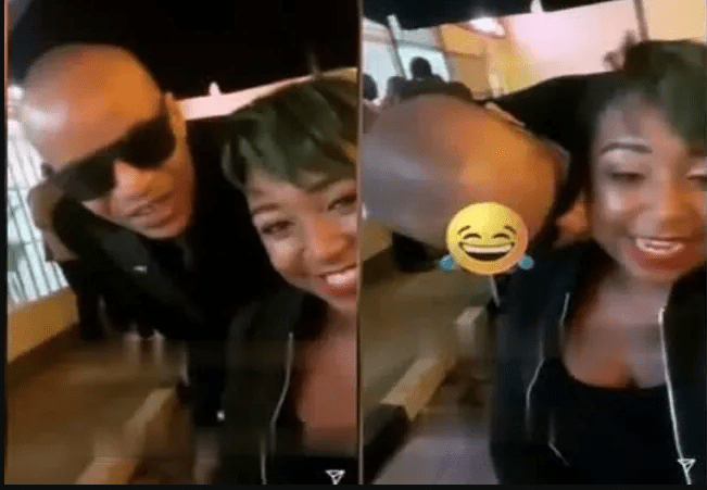 Mali ya umma? BETTY KYALLO shares video with rapper PREZZO, he even kissed her cheeks.