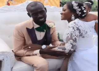 Shy groom refuses to kiss his beautiful bride in a wedding-MAFISI MKO WAPI (VIDEO).