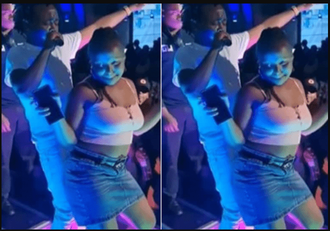 BAHATI Dry humping slay queen in Klub Laviva as DIANA watches(VIDEO).She will kill him