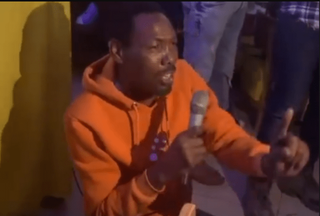 OMOSH spotted in a club drunk like a skunk, After his wife begged Kenyans for financial help (VIDEOs).
