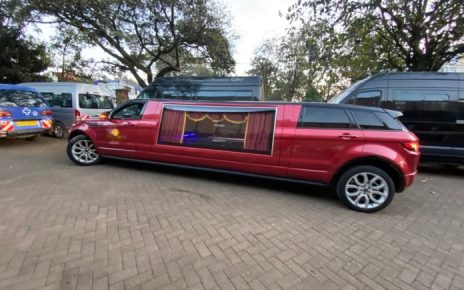 Murang’a Tycoon CHARLES MUIRURI, ferried in Range Rover hearse with police escort –(PHOTOs).