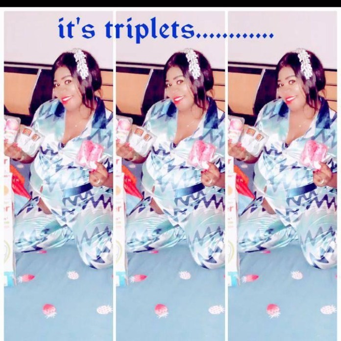 Woman gives birth to triplets after 9 years of insults and ridicule (PHOTOs).