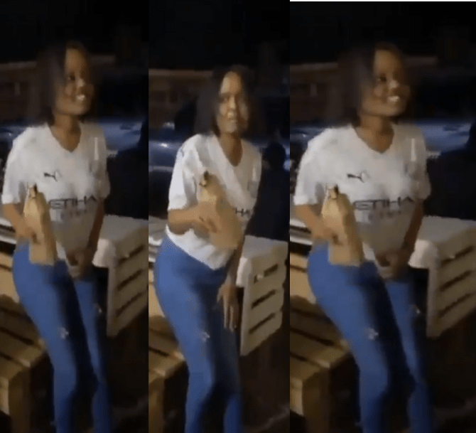 Top female student who appeared on TV after KCSE and advised the youth is now an alcoholic after joining campus (VIDEO).