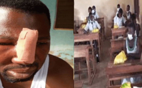 Daylight Drama as Maths Teacher is Beaten Like a Dog By His Form Four Students