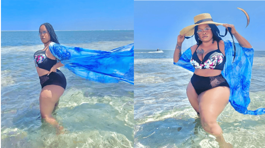 See these edited photos of Bridget Achieng then Compare With the leaked Nude video (Link)