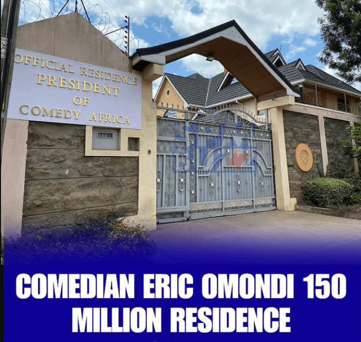 Comedian Eric Omondi's Ksh.150 million Residence PHOTOS-Omeera Pesa Otas
