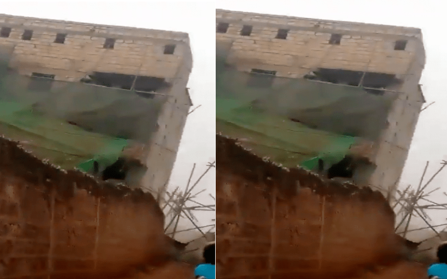 Caught on camera: Moments a 5-storey building collapsed in Kinoo (VIDEO).
