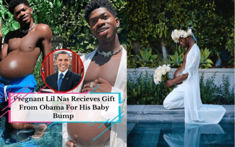 Obama present To'Pregnant' Gay Male Rapper Lil Nas As A Gift For His Baby Bump Really Amazes