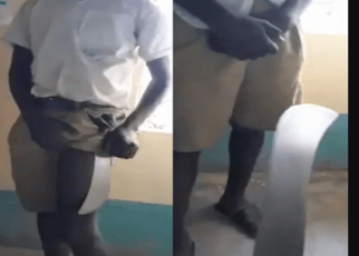 Class 5 boy is caught with a panga hidden in his school uniform – He was planning to attack another pupil (VIDEO).