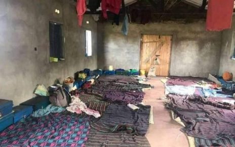 See the sorry state of a dormitory in Too-Sikirio Secondary School in Sigor, Pokot Central (Photos)