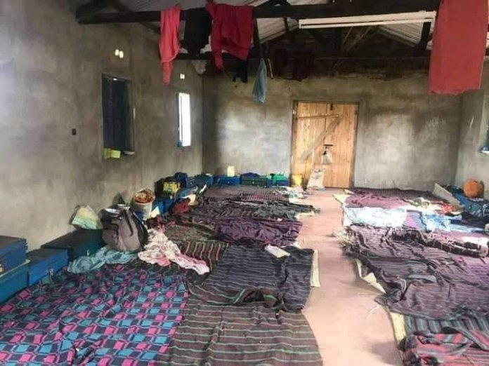 See the sorry state of a dormitory in Too-Sikirio Secondary School in Sigor, Pokot Central (Photos)