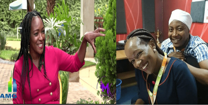 Inooro FM Presenter, Karwimbo Teaches Waithira Muithirania How To Ride a Bike PHOTOS