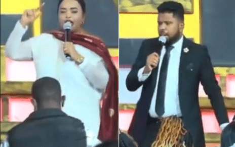 Slay queen pastor LUCY NATASHA and her prophet Huzy exposed for using the same actor to perform FAKE miracles – They are cons like Kanyari (VIDEO).