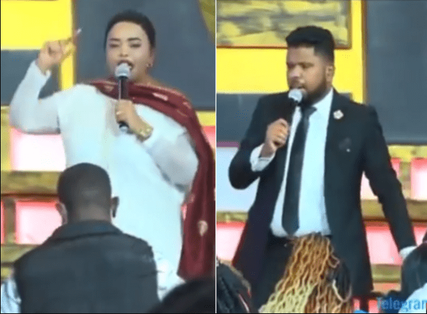 Slay queen pastor LUCY NATASHA and her prophet Huzy exposed for using the same actor to perform FAKE miracles – They are cons like Kanyari (VIDEO).