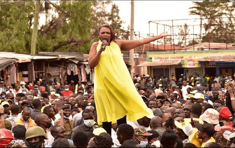 Karen Nyamu: I have no apologies to make over my 'RUTO CHUMA IMESIMAMA' remarks