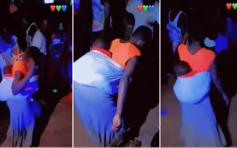 Lady goes partying in a nightclub with her little child on her back – What’s wrong with this generation? (VIDEO).