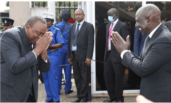 Pettiness or Pride? Uhuru Kenyatta avoids shaking hands with Dr Ruto in parliament.