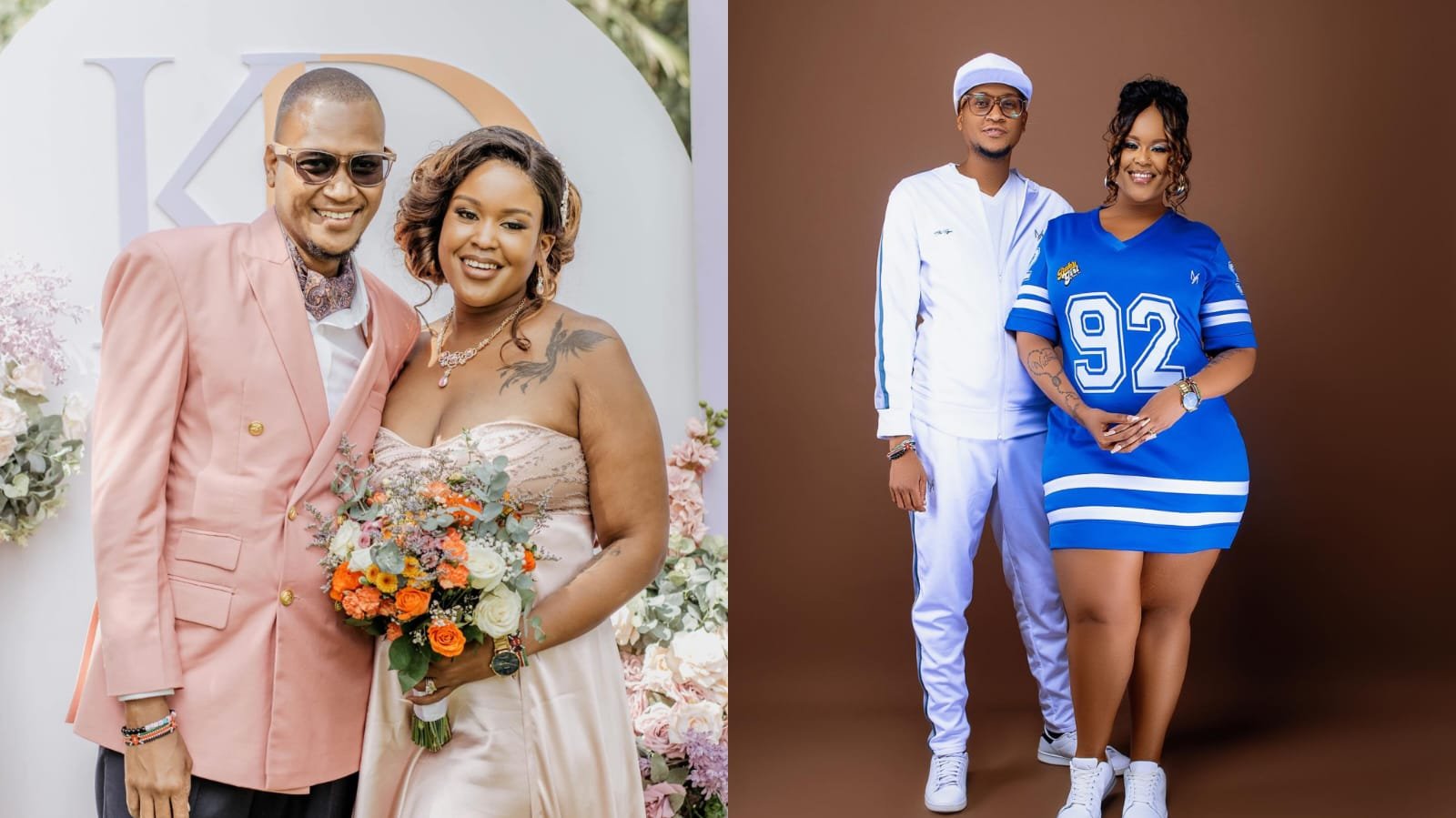 Kamene Goro And DJ Bonez Celebrate Their First Wedding Anniversary