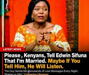 Breaking: Catherine Omanyo Claims Edwin Sifuna Is Sending Her Thousands of Love Messages Every Night, Wants Kenyans to Intervene