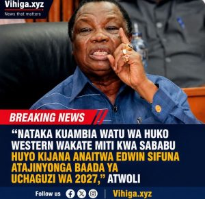 Breaking News: Atwoli Allegedly Urges Western People to Cut Down Trees, Says Sifuna Might Hang Himself After 2027 Election Defeat