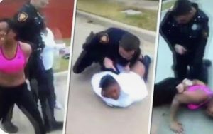 Terrible: Heartbreaking Video Shows Black Woman Being Assaulted by White Police Officers, Stripped and Handcuffed (VIDEO)