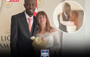 Shocking: Heartbreaking Video Shows British Woman Breaking Down and Undressing Herself After Her Nigerian Boyfriend Allegedly Flees With Spouse Visa (VIDEO)