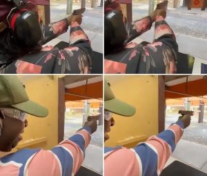 Viral Video Shows Rigathi Gachagua and His Wife Dorcas Rigathi Being Taught How to Use a Gun in US, Sparking Debate (VIDEO)