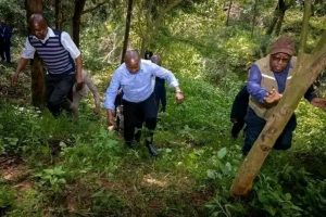 Shocking: Disturbing Video Shows DP Kindiki Escaping on Foot Through Forest After Goons Storm His Rally in Embu (VIDEO)