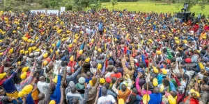 Drama as Ole Lenku Heckled During Ruto’s Rally in Kajiado